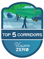 Vision Zero Top Five Study Logo