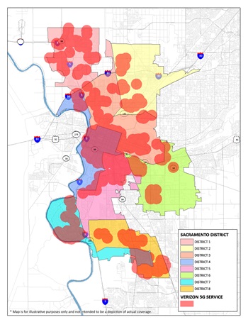 Sacramento 5G Coverage Map