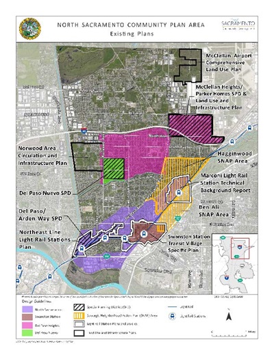 North Sac Community Plan Area Existing Plans