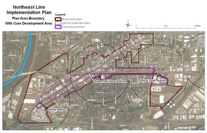 Northeast Line Implementation Plan Map