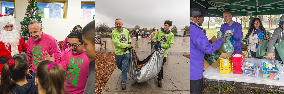 Mayor Steinberg volunteers with other Sacramento City Council members and residents in Sac Gives Back.
