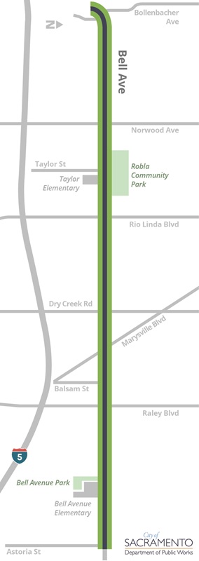 Bell Ave Map